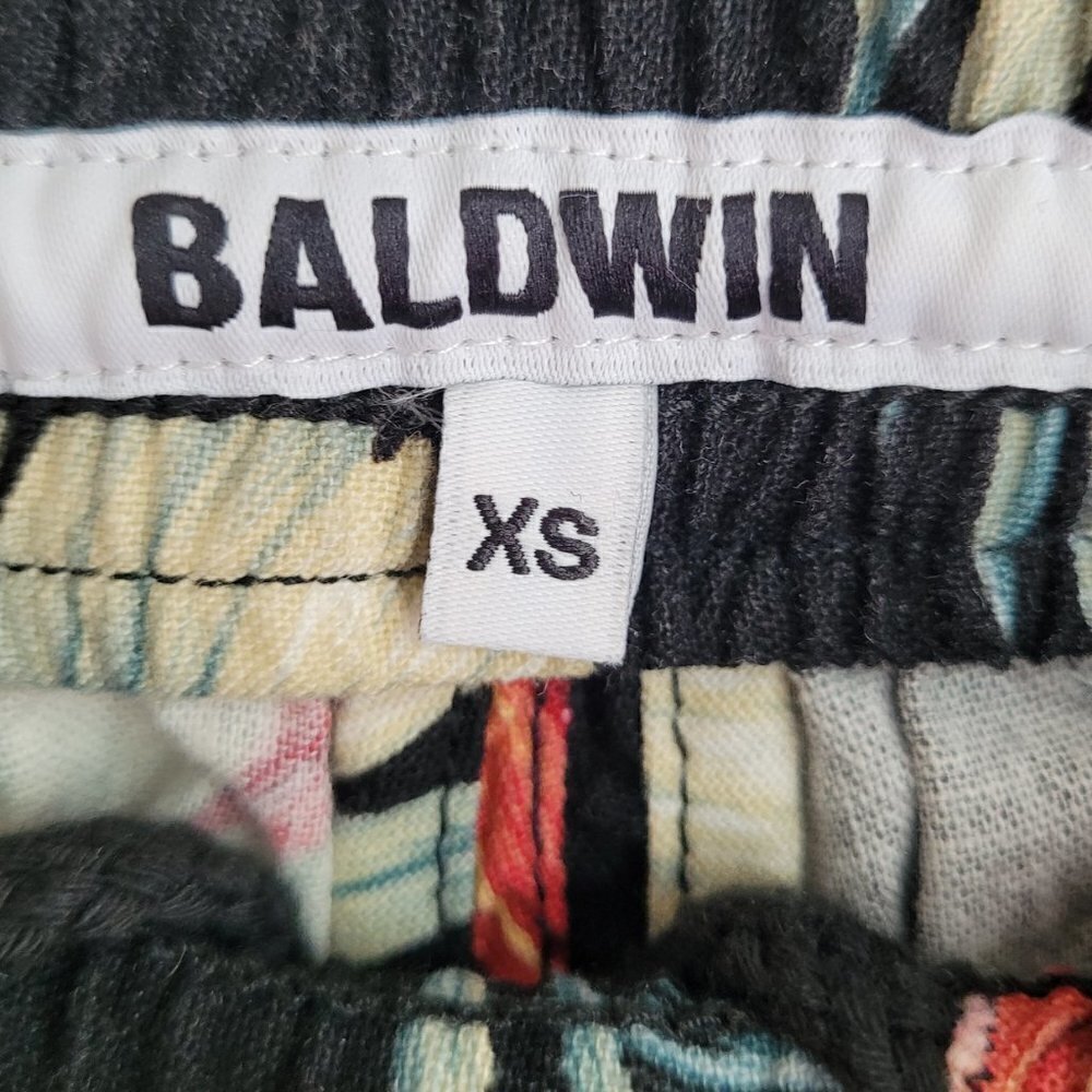 NWT Baldwin Denim Tropical Flax Blend Pull On Elastic Waist Boho Ankle Pants - Picture 8 of 12